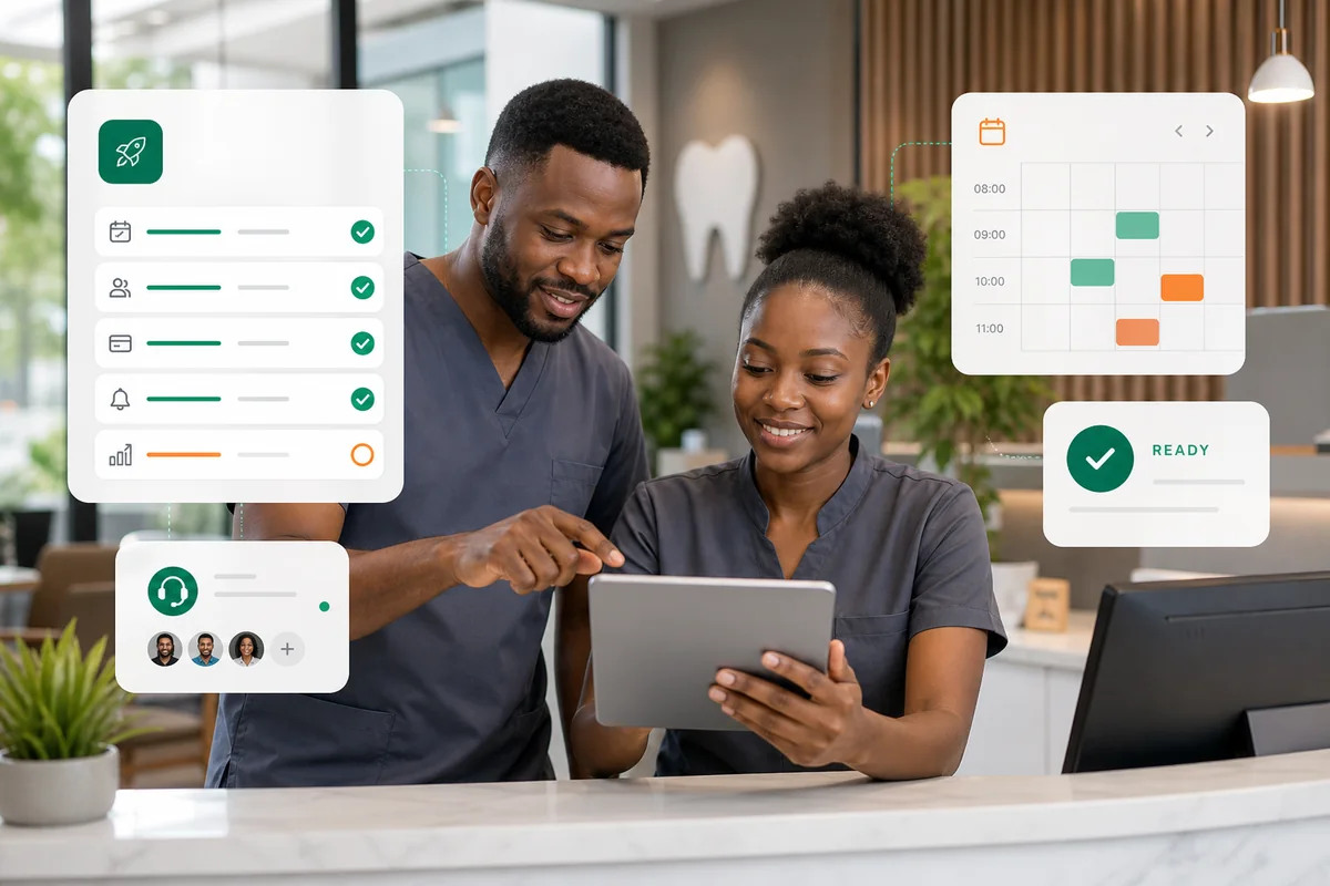 Go-live support for a dental clinic using SmileFlow